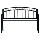 Schaduwrijke en duurzame tuinbank voor buitenplezier - Zwart / 1 / Zonder tafel - Tuinbanken