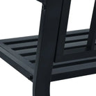 Schaduwrijke en duurzame tuinbank voor buitenplezier - Zwart / 1 / Zonder tafel - Tuinbanken