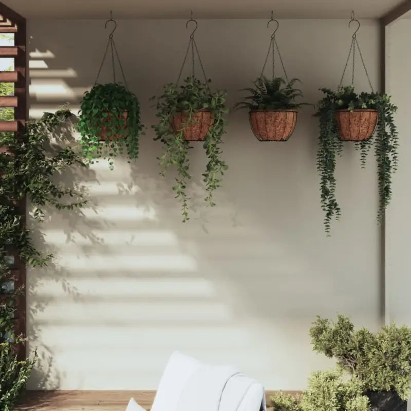 Schalen en onderzetters voor hangende plantenmanden voor tuinpotten - Ø 35 x 52 cm / 1 - Schalen en onderzetters
