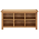Schoenenrek met bankje van massief eikenhout - 1 / 90 cm - Schoenenrekken