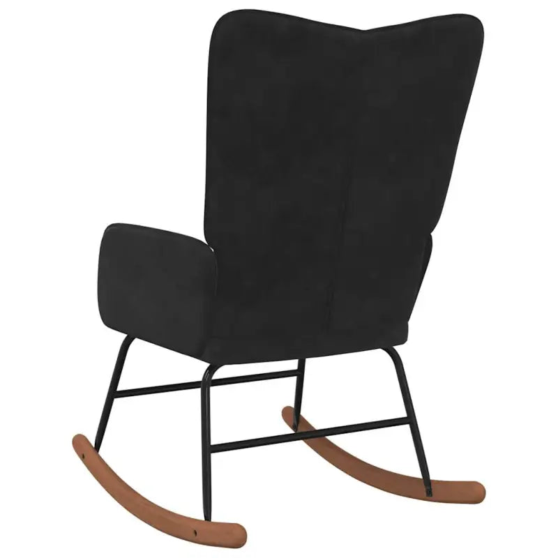 Schommelstoel met fluweel en comfortabel zitcomfort - Schommelstoelen