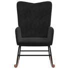 Schommelstoel met fluweel en comfortabel zitcomfort - Schommelstoelen