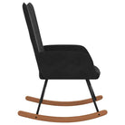 Schommelstoel met fluweel en comfortabel zitcomfort - Schommelstoelen