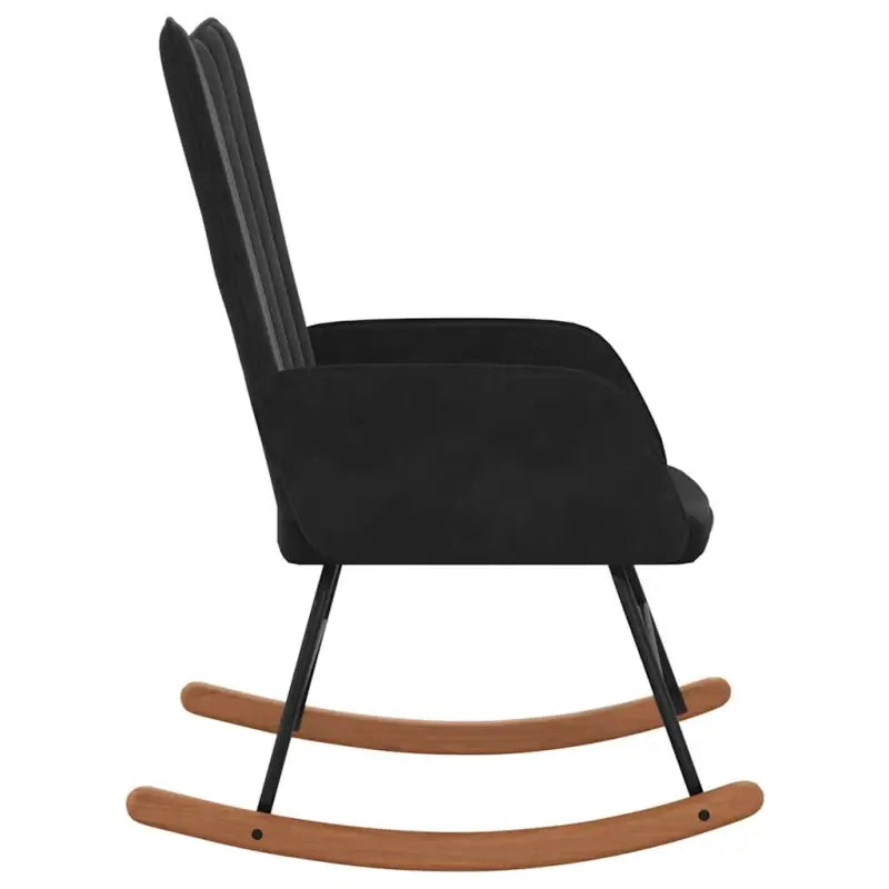 Schommelstoel met fluweel en comfortabel zitcomfort - Schommelstoelen