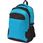 Schoolrugzak met 600d polyester en gaas zijvakken voor praktisch gebruik - Blauw / 1 - Rugzakken