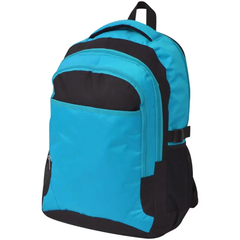 Schoolrugzak met 600d polyester en gaas zijvakken voor praktisch gebruik - Blauw / 1 - Rugzakken