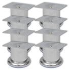 Set ronde bankpoten voor een moderne en stijlvolle uitstraling - 8 / 60 mm - Bank- en stoelpoten
