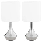 Set van 2 sierlijke tafellampen met levering bevat en aanraakknop - Lampen
