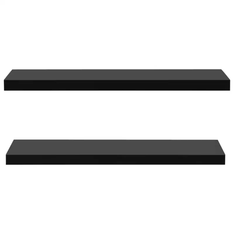 Set van twee wandplanken voor stijlvolle opbergruimte - 120 x 20 x 3.8 cm / 2 / 1 - Wandplanken