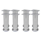Set van vier kwalitatief hoogwaardige ronde bankpoten voor vervanging - 180 mm / 8 - Bank- en stoelpoten