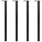 Set van vier kwalitatief hoogwaardige tafelpoten voor meubelvervanging - Zwart / 1100 mm / 4 - Tafelpoten