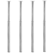 Set van vier telescopische tafelpoten voor vervanging en aanpassing - Tafelpoten