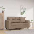 Sierkussens met duurzame microvezel voor stijl en comfort - Taupe / 1 - Sierkussens