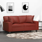 Sierkussens van duurzaam kunstleer voor stijl en comfort - Wijnrood / 1 - Sierkussens