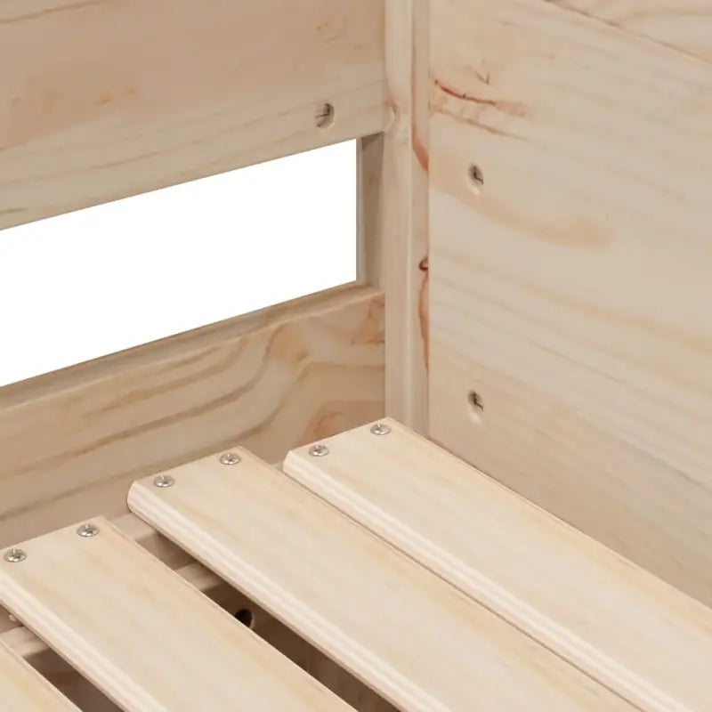 Slaapbank met extra opbergruimte van massief grenenhout - Bedden & bedframes