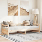 Slaapbank met massief grenenhout voor veelzijdig gebruik - Naturel / 90 x 200 cm / Ja - Bedden & bedframes