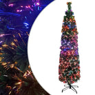 Smalle Kerstboom met Glasvezellampjes voor een feestelijke uitstraling - 120 x 35 cm / 1 - Kerstbomen