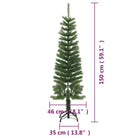 Smalle Kerstboom voor een sfeervolle feestdecoratie - Kerstbomen