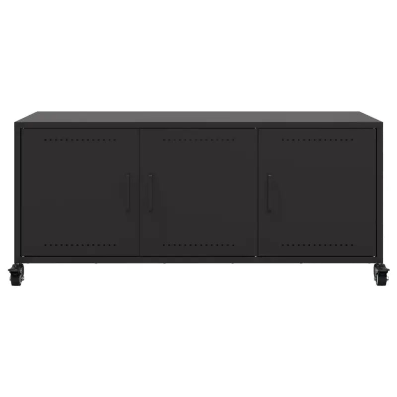 Sober en stevig TV-meubel van duurzaam staal voor je woonkamer - Tv-meubels