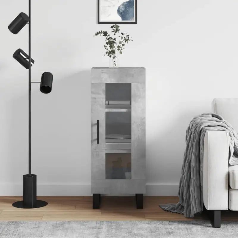 Sonoma Eiken Dressoir in Bewerkt Hout met Tijdloze Look - Betongrijs / 1 - Dressoirs & buffetkasten