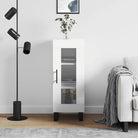 Sonoma Eiken Dressoir in Bewerkt Hout met Tijdloze Look - Hoogglans wit / 1 - Dressoirs & buffetkasten