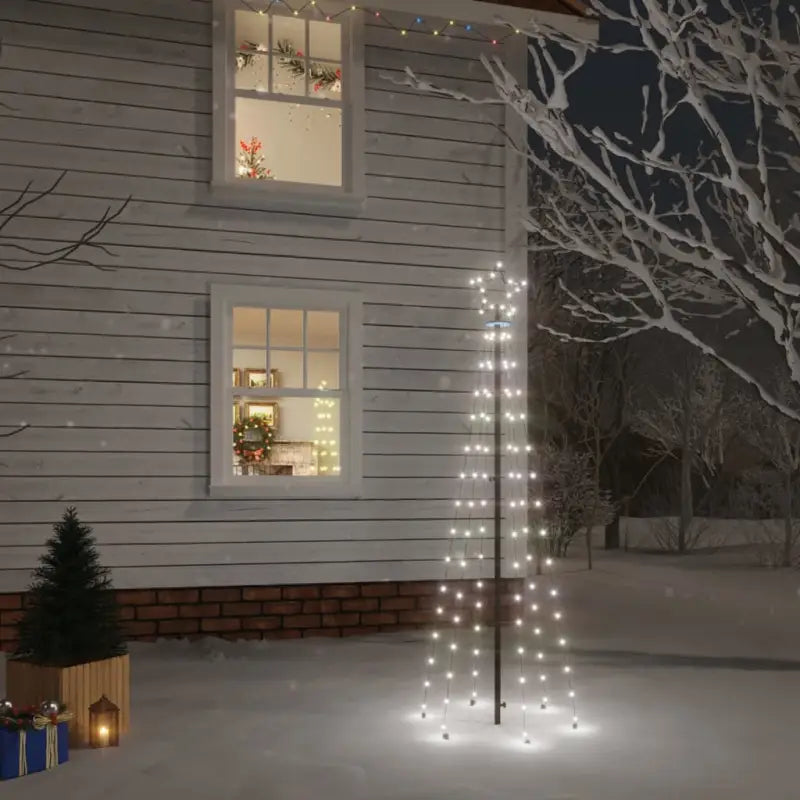 Speciaal ontworpen kerstboom met verschillende lichteffecten en blauwe LED’s - Koudwit / 180 x 70 cm / 1 - Kerstbomen
