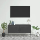 Stabiel en praktisch Tv-meubel met eenvoudig design - Antraciet / 1 - Tv-meubels