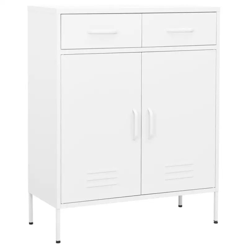 Stalen opbergkast met 3-sectie kogellagergeleiders voor een nette kamer - Wit / 1 - Opbergkasten & lockerkasten