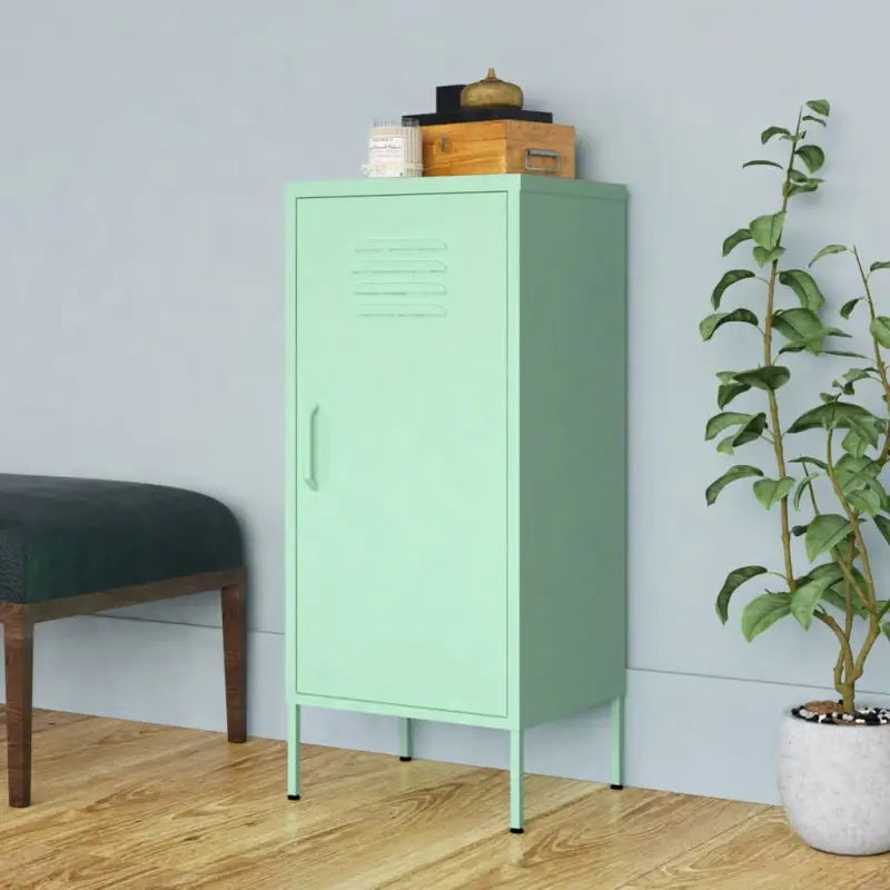 Stalen opbergrek met verstelbare schappen voor een opgeruimd huis - Mintgroen / 1 - Opbergkasten & lockerkasten