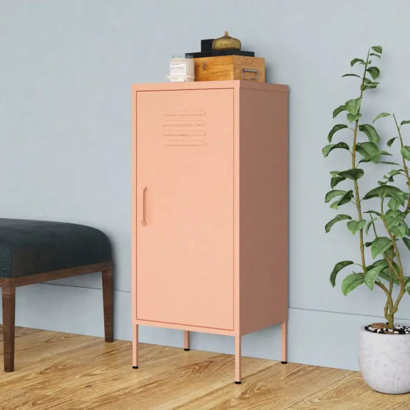 Stalen opbergrek met verstelbare schappen voor een opgeruimd huis - Roze / 1 - Opbergkasten & lockerkasten