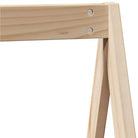 Stapelbed met bedhuis en open zijdeur in massief grenenhout - Bedden & bedframes