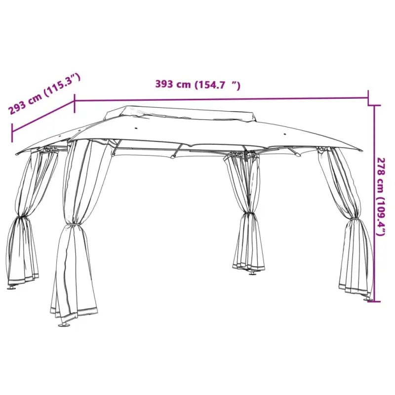 Sterke wind bestendige Partytent en Prieël voor Buitenplezier - Partytenten & prieëlen