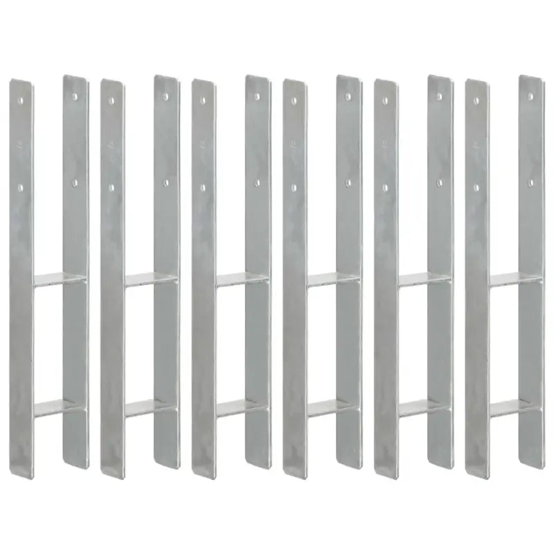 Stevige constructie grondankerset met voorgeboorde gaten voor buitengebruik - 9 x 6 x 60 cm / 6 - Grondankers