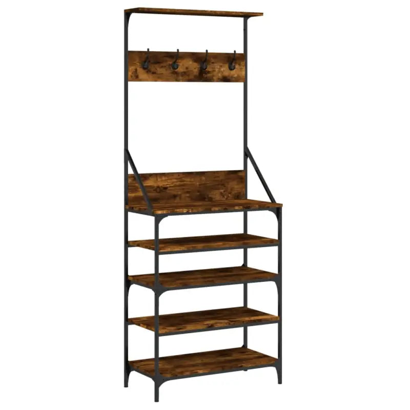 Stevige houten kledingrek voor een opgeruimde kast - Kledingrekken & kastinrichting