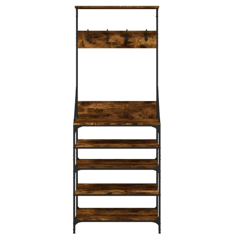 Stevige houten kledingrek voor een opgeruimde kast - Kledingrekken & kastinrichting