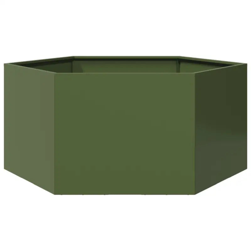 Stevige weerbestendige plantenbak voor andere buitenruimte - Staal/Groen / 104 x 90 x 45 cm / 1 - Bloempotten &