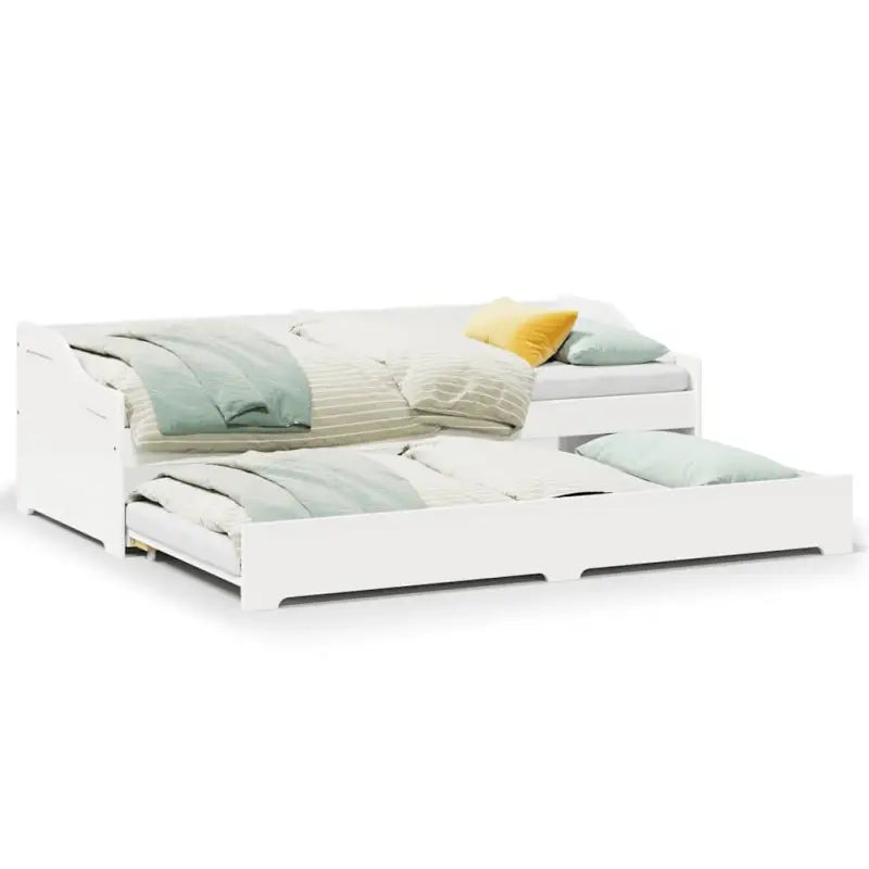 Stijlvol daybed van massief grenenhout met opbergruimte - Bedden & bedframes