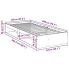 Stijlvol Daybed van massief grenenhout met opbergruimte perfect als boxspring nodig - Bedden & bedframes