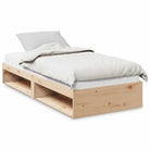 Stijlvol daybed van massief grenenhout met opbergruimte voor elke kamer - Naturel / 80 x 200 cm - Bedden & bedframes