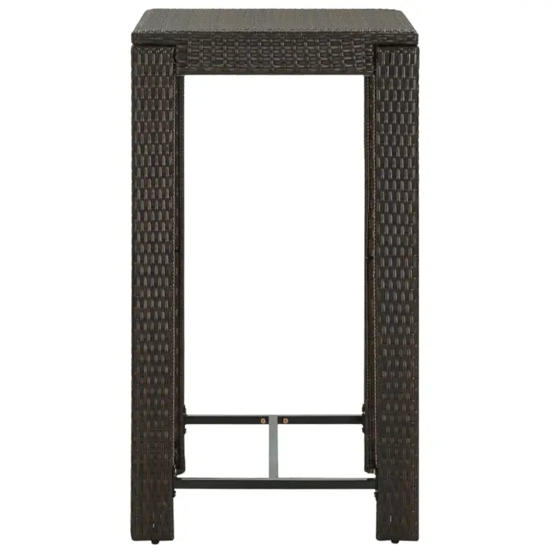 Stijlvolle bartafel voor binnen en buiten met stevig stalen frame - Tuintafels