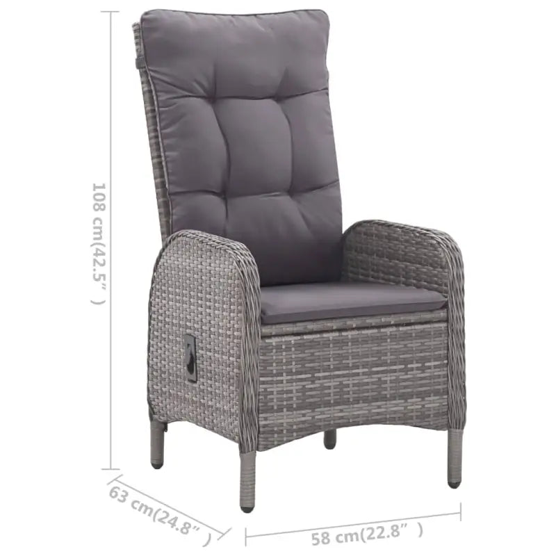 Stijlvolle poly rattan tuinset voor buiten dineren en ontspannen - Tuinsets