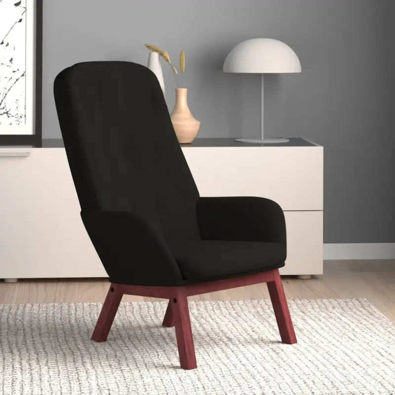 Stijlvolle relaxstoel voor comfortabel werken en ontspannen - Zwart / 1 / Zonder voetensteun - Fauteuils &
