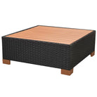 Stijlvolle tuinset met makkelijk schoon PE rattan en gepoedercoat stalen frame - Tuinsets