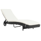 Stijlvolle waterbestendige ligstoelen voor in de tuin of op het terras - Zwart / 1 - Ligstoelen