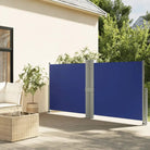 Stijlvolle zijluifel voor privacy en bescherming op je terras - Blauw / 140 x 1200 cm / 1 - Parasols en zonneschermen