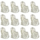 Stoelhoezen voor een nette uitstraling bij evenementen en bruil often - Crème / 12 - Meubelhoezen