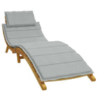 Stoelkussen voor frisse uitstraling en oorspronkelijke vorm 186x58x4 cm - lichtgrijs mix / 1 - Stoelkussens