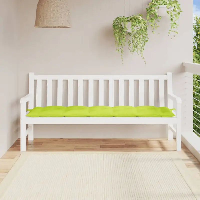 Stoelkussens met frisse uitstraling en duurzame oxford stof - Heldergroen / 180 x 50 x 7 cm / 1 - Stoelkussens