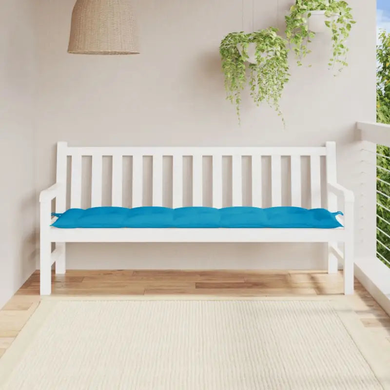 Stoelkussens met frisse uitstraling en duurzame oxford stof - lichtblauw / 180 x 50 x 7 cm / 1 - Stoelkussens