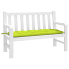 Stoelkussens met frisse uitstraling en duurzame oxford stof - Heldergroen / 120 x 50 x 7 cm / 1 - Stoelkussens
